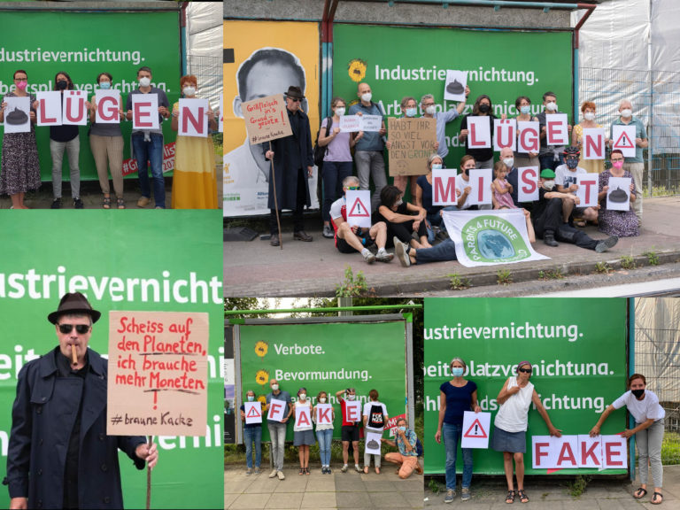 Aktiv gegen Fake-Plakate im Bundestagswahlkampf 2021
